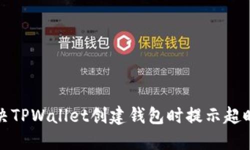 如何解决TPWallet创建钱包时提示超时的问题